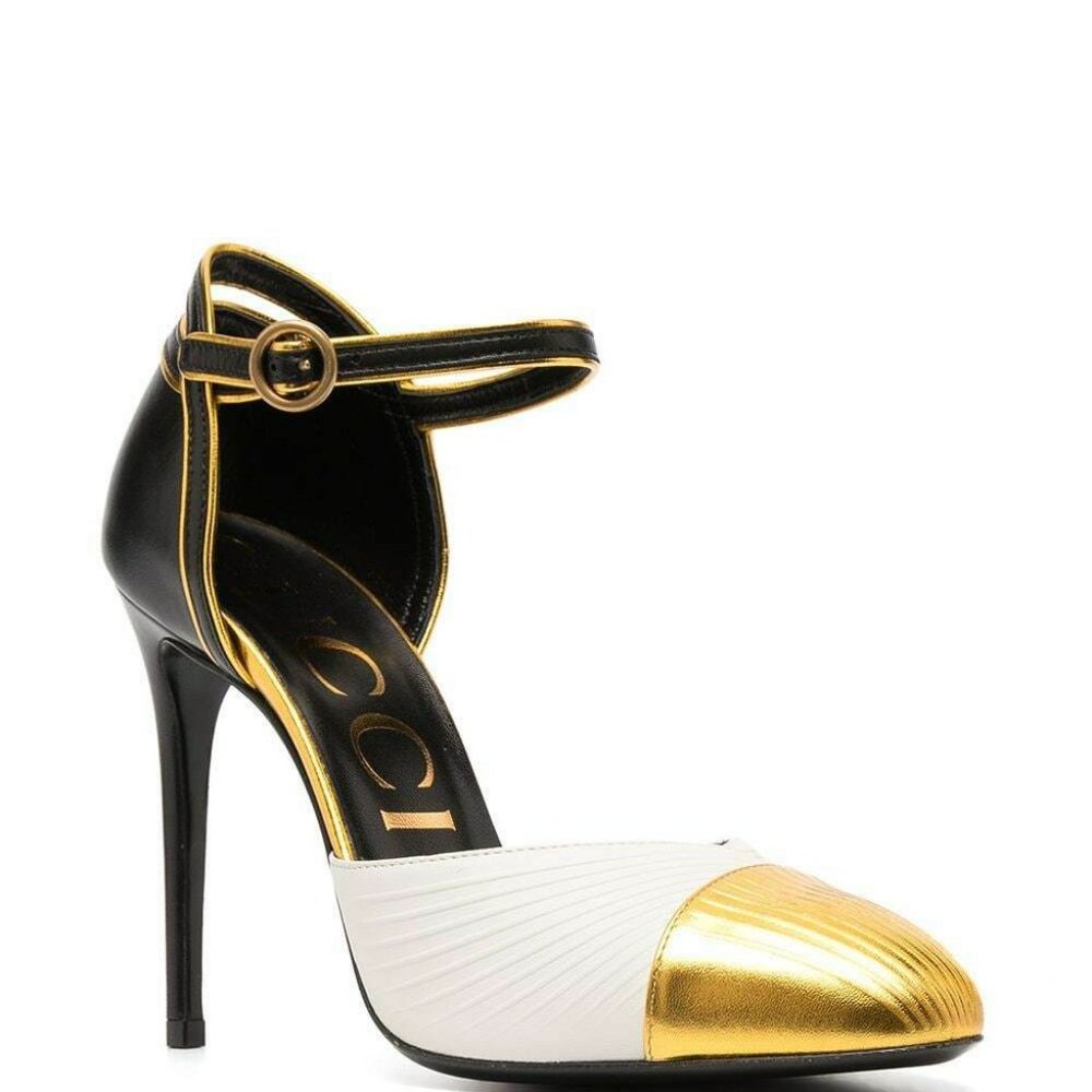 Gucci Leather Pump Sandals